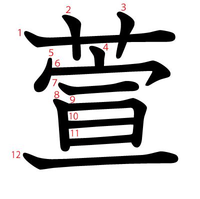 萱 漢字|萱 